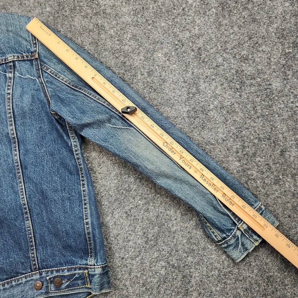Levis Type 3 Sample Jacket Mens Medium Blue‎ Cone Denim Trucker Pockets Classic - Picture 10 of 12